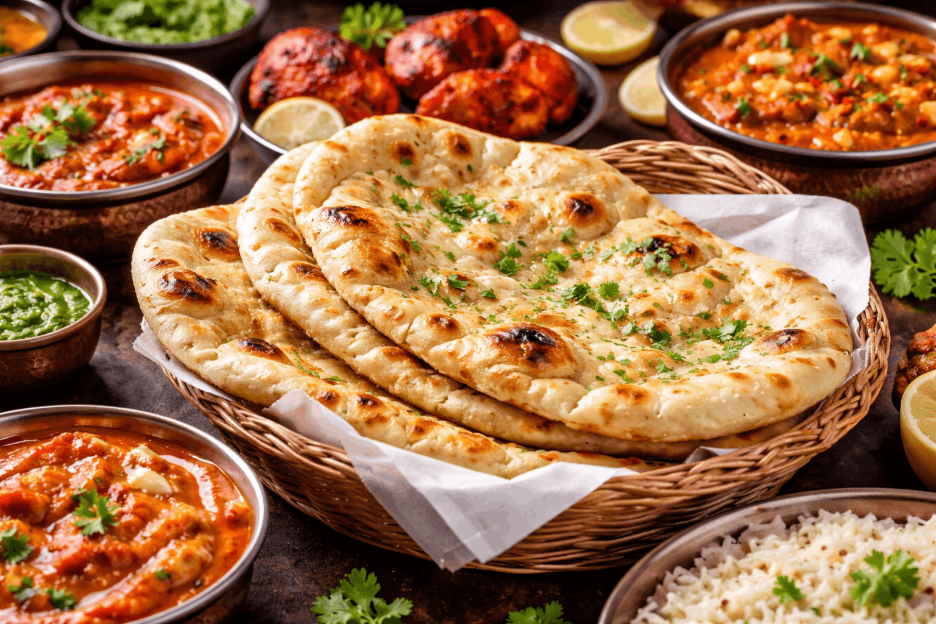 Who Serves the Most Authentic Naan Bread at an Indian Restaurant in Houston?