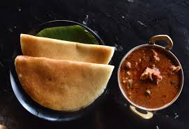 Kal Dosa With Mutton curry